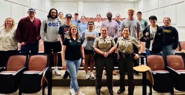 TXST Criminal Justice and Criminology (@txst_cjc) on Twitter photo We had our final CJ Career Exploration Series event last night featuring the Texas Game Wardens & Texas State Parks Police. Thank you <a href="/TexasGameWarden/">Texas Game Wardens</a> & <a href="/TPWDParksPolice/">Texas State Park Police</a> for spending time with our students! <a href="/txst/">Texas State University</a> We had our final CJ Career Exploration Series event last night featuring the Texas Game Wardens & Texas State Parks Police. Thank you <a href="/TexasGameWarden/">Texas Game Wardens</a> & <a href="/TPWDParksPolice/">Texas State Park Police</a> for spending time with our students! <a href="/txst/">Texas State University</a>