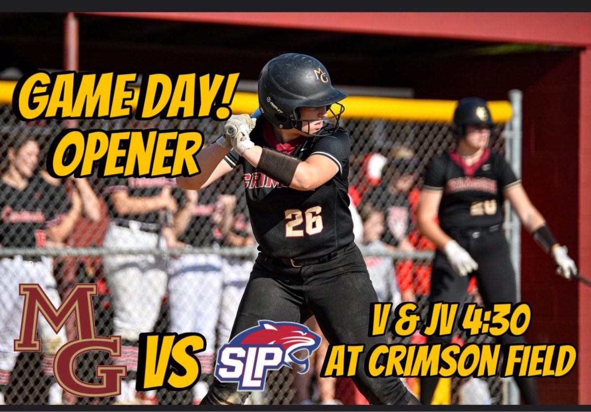 Maple Grove Softball (@coachkoltes) on Twitter photo GAME DAY!!!
Season Opener at
Crimson Field 4:30 vs SLP!!! #SeasonBegins #HereWeGo <a href="/MGActivities/">Crimson Activities</a> <a href="/CCXSports/">CCX Sports</a> GAME DAY!!!
Season Opener at
Crimson Field 4:30 vs SLP!!! #SeasonBegins #HereWeGo <a href="/MGActivities/">Crimson Activities</a> <a href="/CCXSports/">CCX Sports</a>
