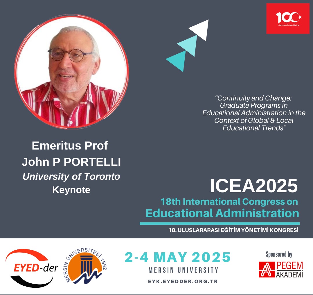 eyedder_earda's tweet photo. Toronto Üniversitesi'nden Emeritus Prof. John P. PORTELLI ICEA2025'te
Ayrıntılı bilgi için: https://t.co/fJsc1FyIDo
#EYEDDER #UEYK2025 #ICEA2025 #EğitimYönetimi https://t.co/oWV29jcdWA