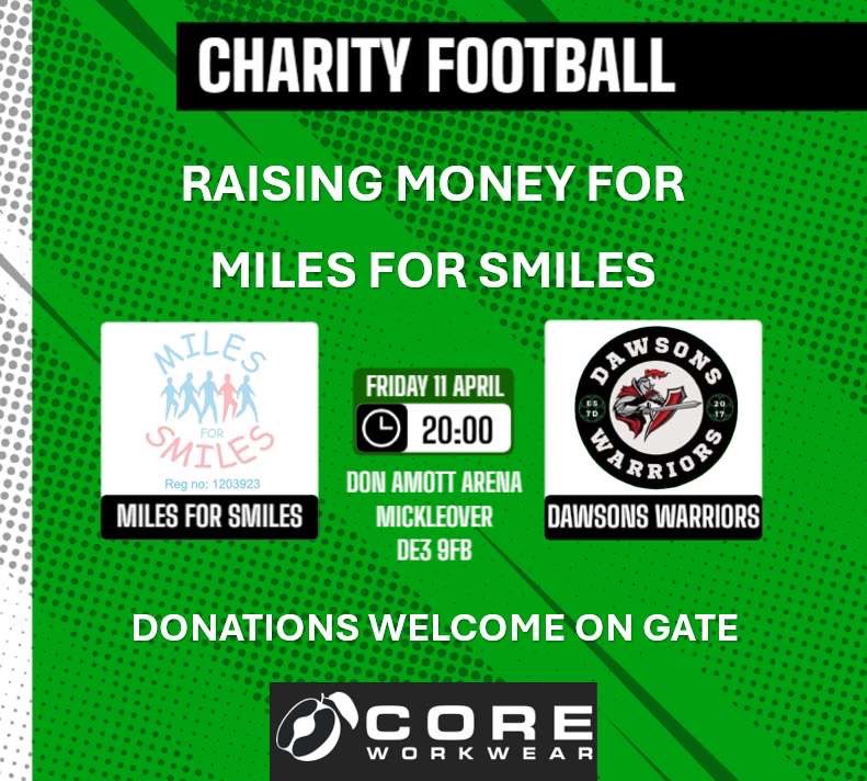 DWCFC2017's tweet photo. This Friday we travel to @Mickleover_FC to face Miles for Smiles💚 https://t.co/BJpB8nKYwc