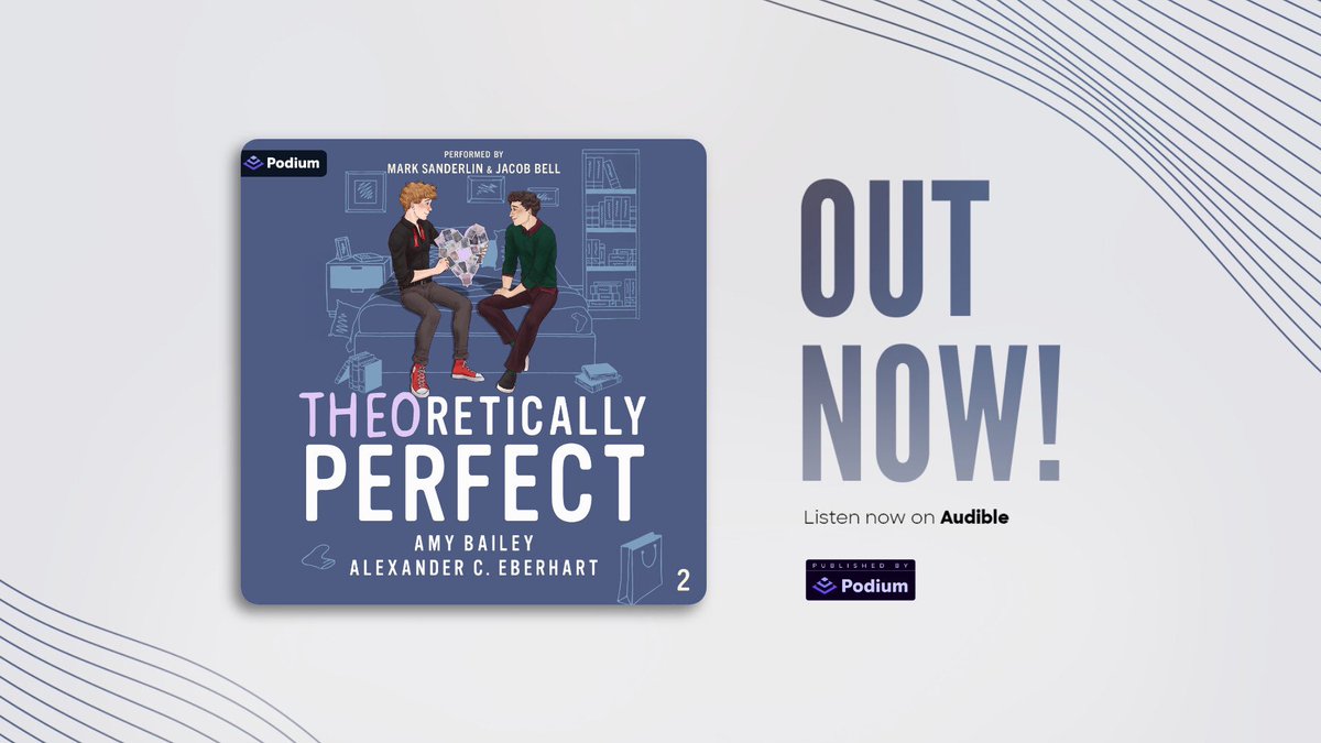 It’s here! You can now enjoy my latest title, coauthored with <a href="/amy_bailey_/">Amy Bailey 🏳️‍🌈📖</a> now in audio exclusively from <a href="/audible_com/">Audible</a> 

Join Theo and Caleb as they settle into their new relationship and figure out what it means to truly love one another…💙💙💙