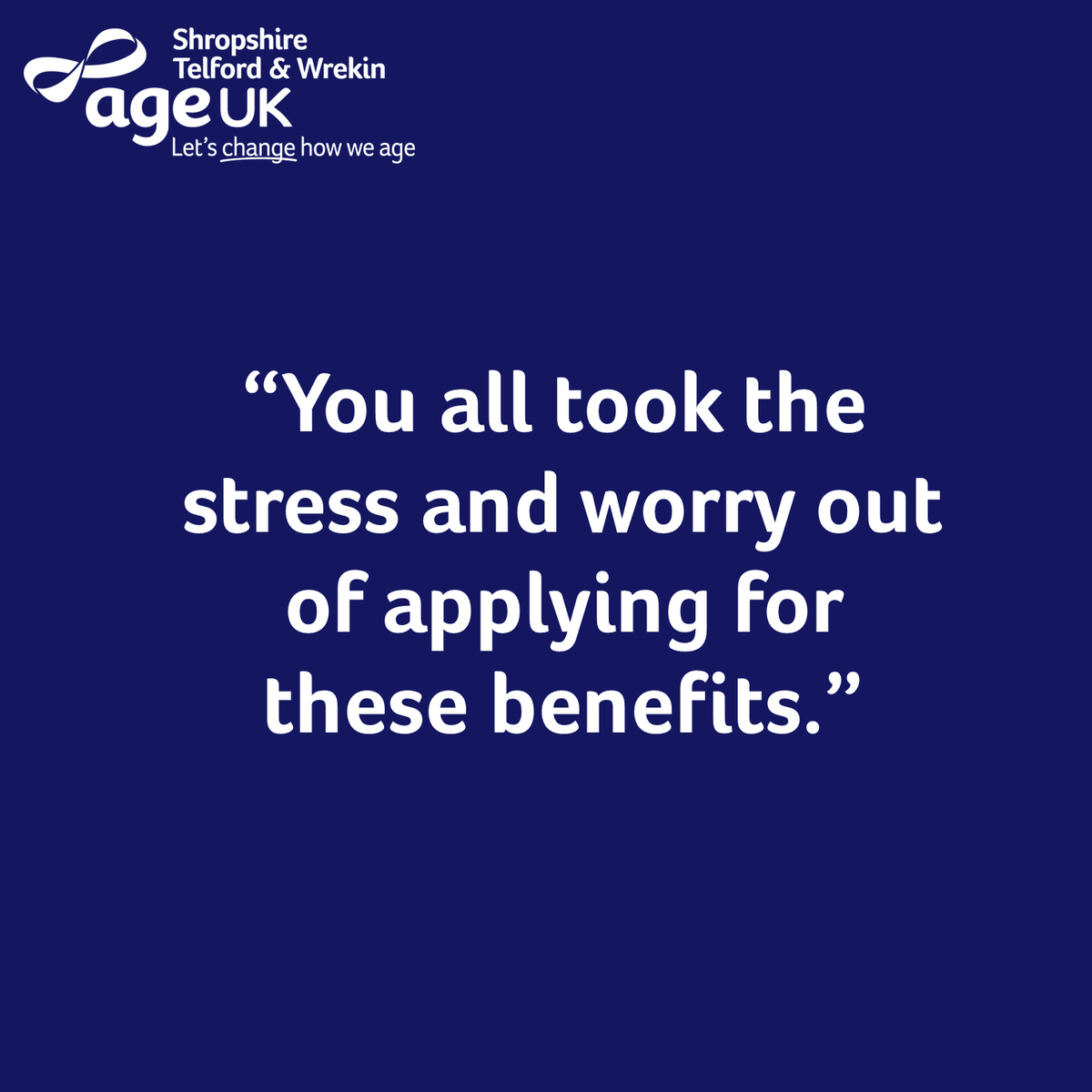 AgeUK_STW's tweet photo. We offer a free and confidential information and advice service for older people, their families and carers. What could we help you with?
#HereToHelp #OlderPeople
 
Find out more here: https://t.co/LrLyE6Ub0r https://t.co/PdZJaYv9nM