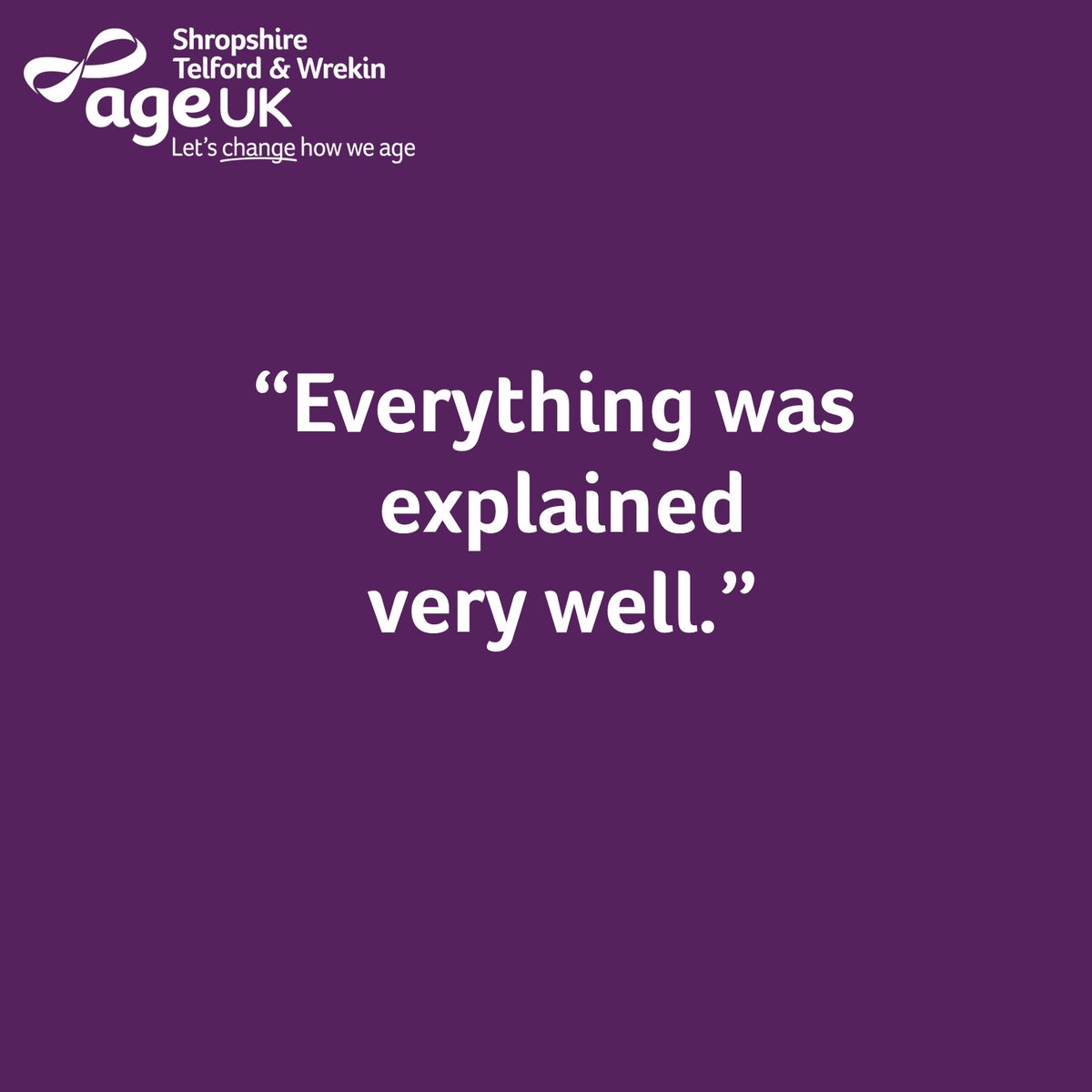 AgeUK_STW's tweet photo. We offer a free and confidential information and advice service for older people, their families and carers. What could we help you with? 
#HereToHelp #OlderPeople  

Find out more here: https://t.co/LrLyE6Ub0r https://t.co/K6a5Vxzy6H