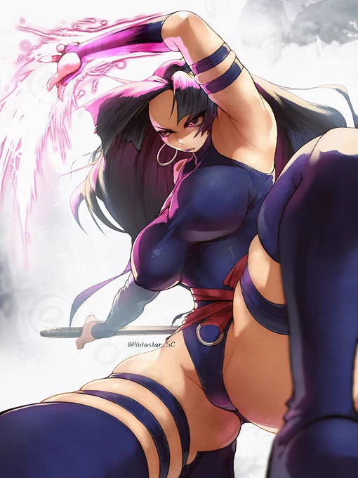 #お気に入りの絵は何度再掲しても良いサイロック! PSYLOCKE! 