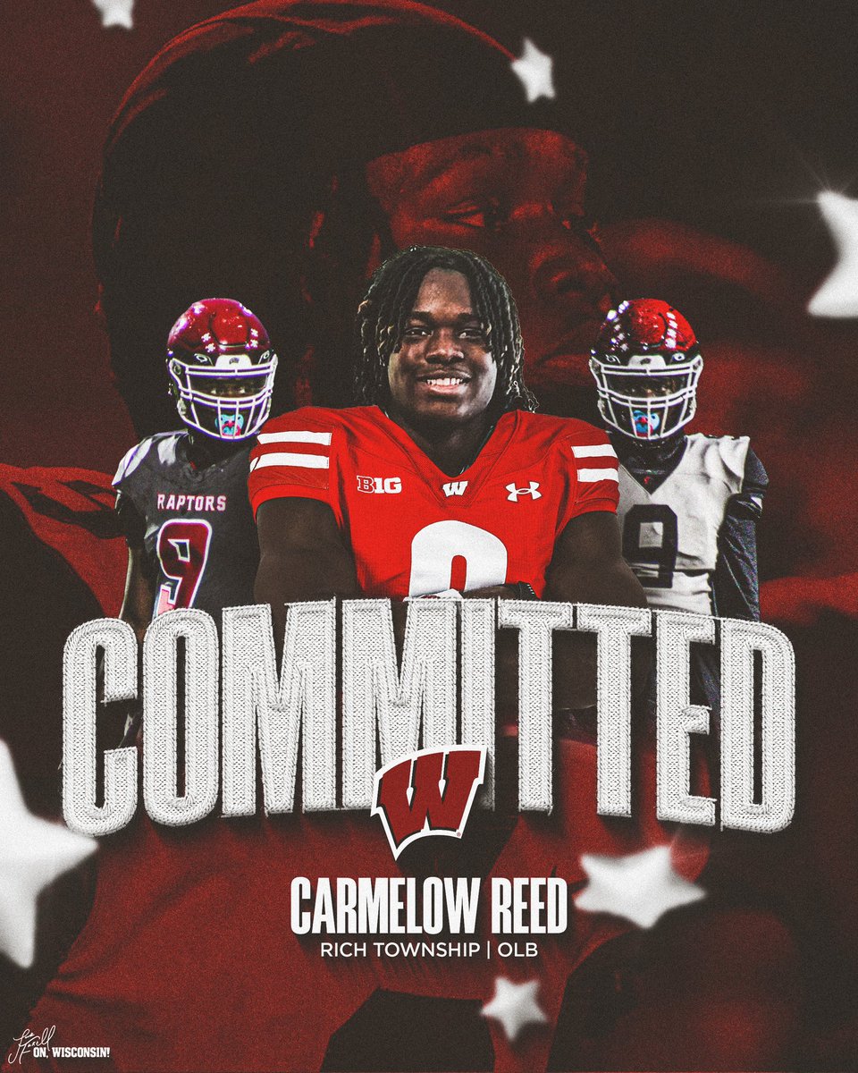 Timothy “EDGYTIM” OHalloran (@edgytim) on Twitter photo New: My Take <a href="/RichTownshipFB/">Rich Township Football</a> Rich Township 2026 DE/OLB <a href="/CarmelowReed/">Carmelow Reed</a> Carmelow Reed to Wisconsin. So what are the Badgers getting in Reed? Where do I rank him and who does he remind me of from the past? edgytim.forums.rivals.com/threads/my-tak… New: My Take <a href="/RichTownshipFB/">Rich Township Football</a> Rich Township 2026 DE/OLB <a href="/CarmelowReed/">Carmelow Reed</a> Carmelow Reed to Wisconsin. So what are the Badgers getting in Reed? Where do I rank him and who does he remind me of from the past? edgytim.forums.rivals.com/threads/my-tak…
