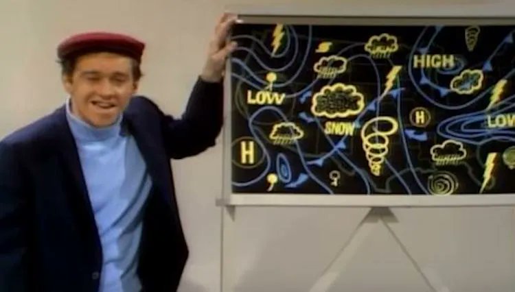 jdtheurer's tweet photo. @AshySlasheeDB The Hippy Dippy Weatherman https://t.co/OIbkWID9XG