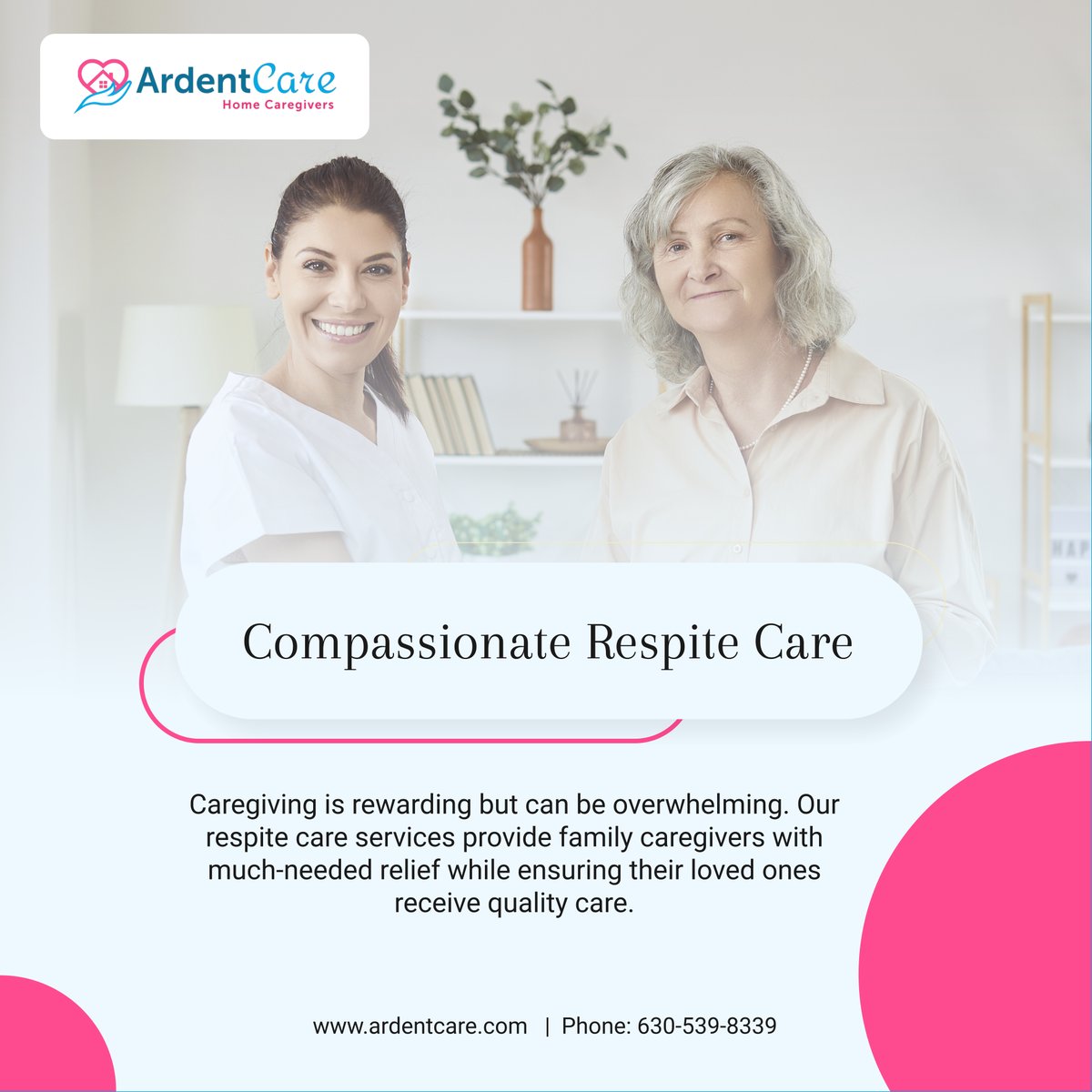 ardent_care's tweet photo. Need a break from caregiving? Our respite care services offer temporary relief while ensuring your loved one remains well cared for. Contact us today! 

#HomeCare #BloomingdaleIL #RespiteCare https://t.co/Kx5fYwB0Oc