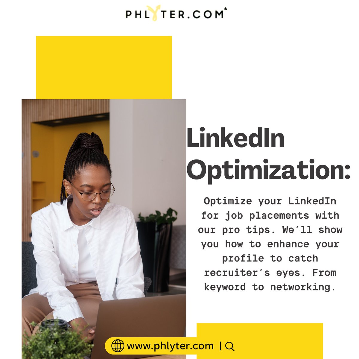 hellophlyter's tweet photo. Unlock your dream career with https://t.co/oUT7bs1GBM! Get a FREE profile assessment, CV revamp, and LinkedIn tips to stand out. Ready to shine?  
Visit https://t.co/uee1LE4bA8 now! 🌟 #Tech4All https://t.co/5DhobH1GVV