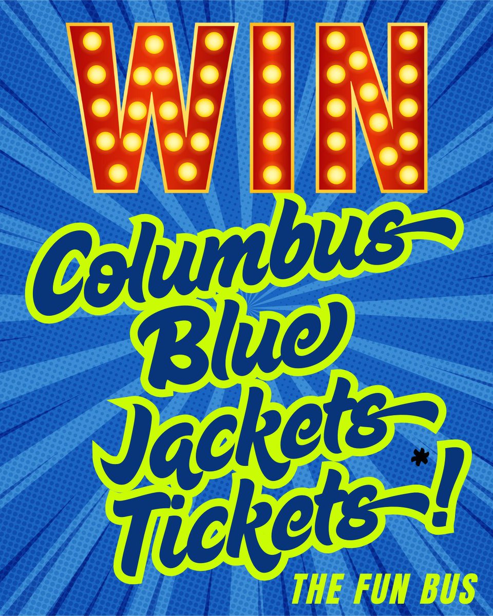 FunBusOH's tweet image. Hey Hockey Lovers, we've got an EPIC giveaway for you!! 

How about 2 FREE tickets to this Sunday's Blue Jackets Away Game in DC as they face off against Washington Capitals, plus free transportation on a Fun Bus Motor Coach?😲

Enter Here
funbus.com/contest

​#cbj #Giveaway