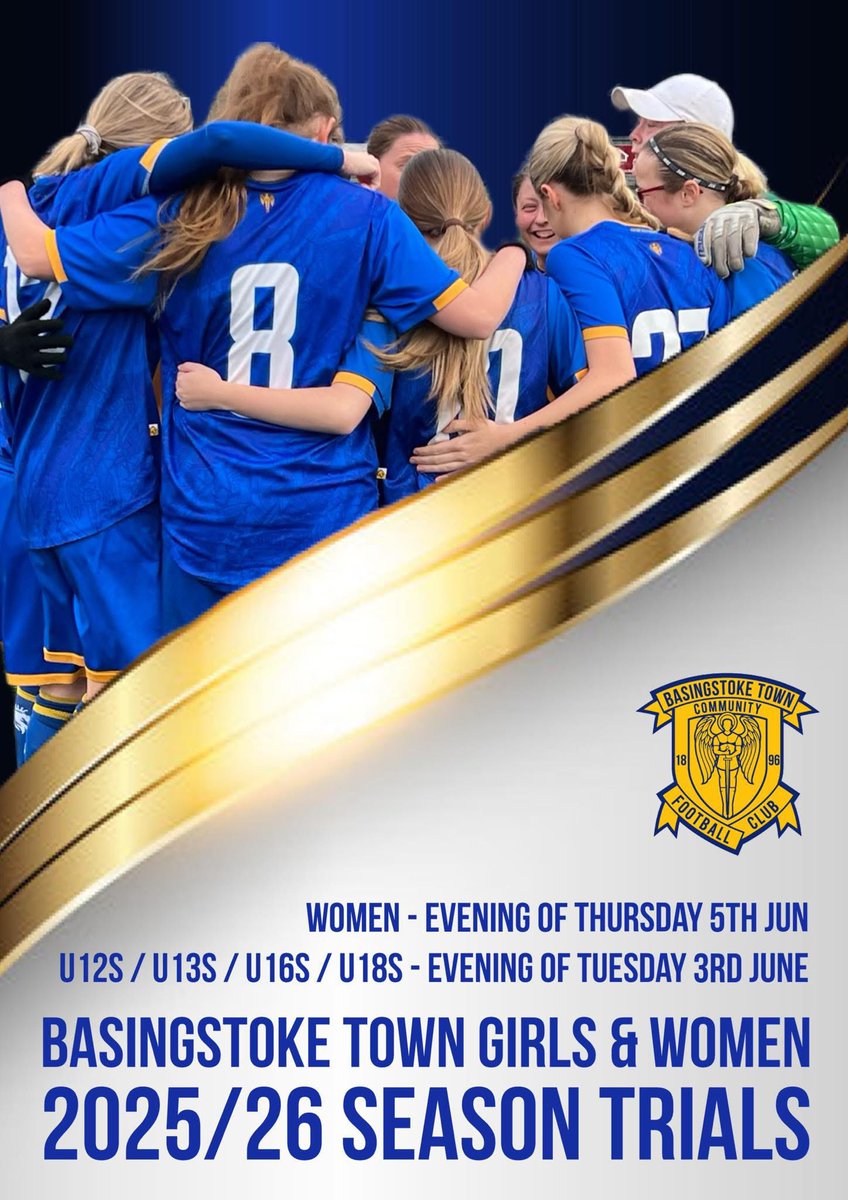 We are recruiting for the following age groups in Season 2025/26:

U12 Girls
U13 Girls
U16 Girls
U18 Girls
Women's 1st Team

Please complete this form to register your interest | 

docs.google.com/forms/d/e/1FAI…