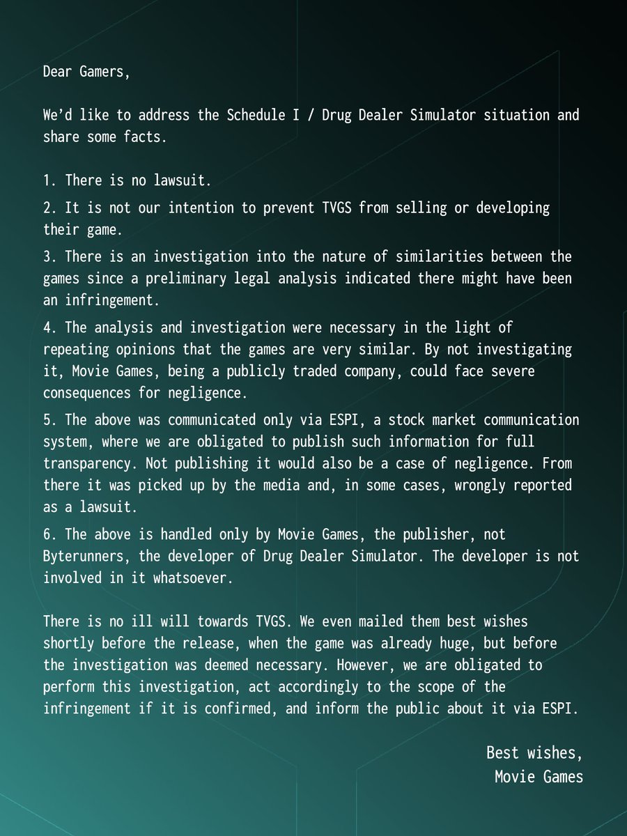 Movie Games SA tweet media