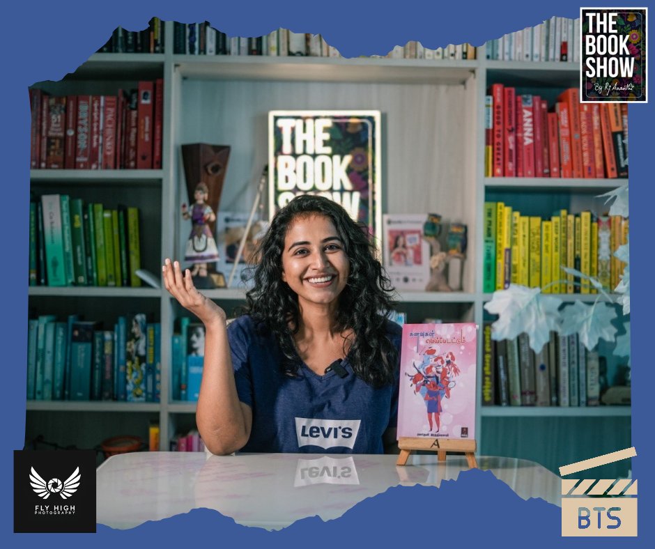 TheBookShow3's tweet photo. Some books &amp; moments captured during the shoot! 🫶🏽🌟📚

#NewVideoComingToday
#StayTuned

#TheBookShow #RJAnanthi #Shoot #bookstagram https://t.co/t3RuXJdAlk