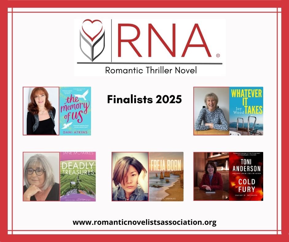 I’m so bad at keeping secrets, so I’m delighted that I can finally share this exciting news.
Congratulations to all the nominees for the RNA Romantic Novel of the Year Awards 2025.
It’s going to be a great night!