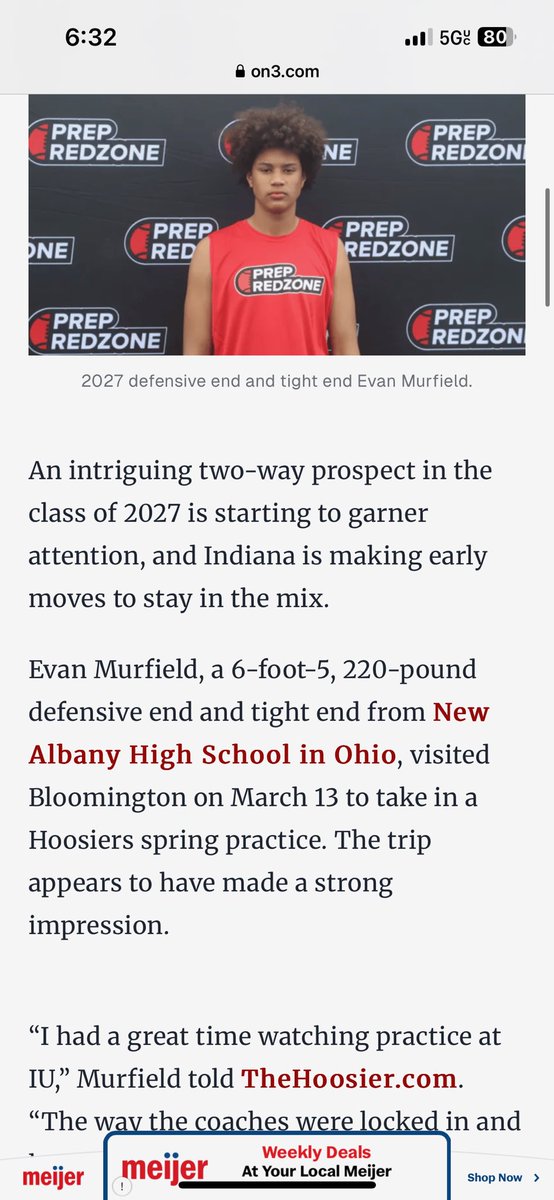 Evan Lane Murfield 2027 tweet media