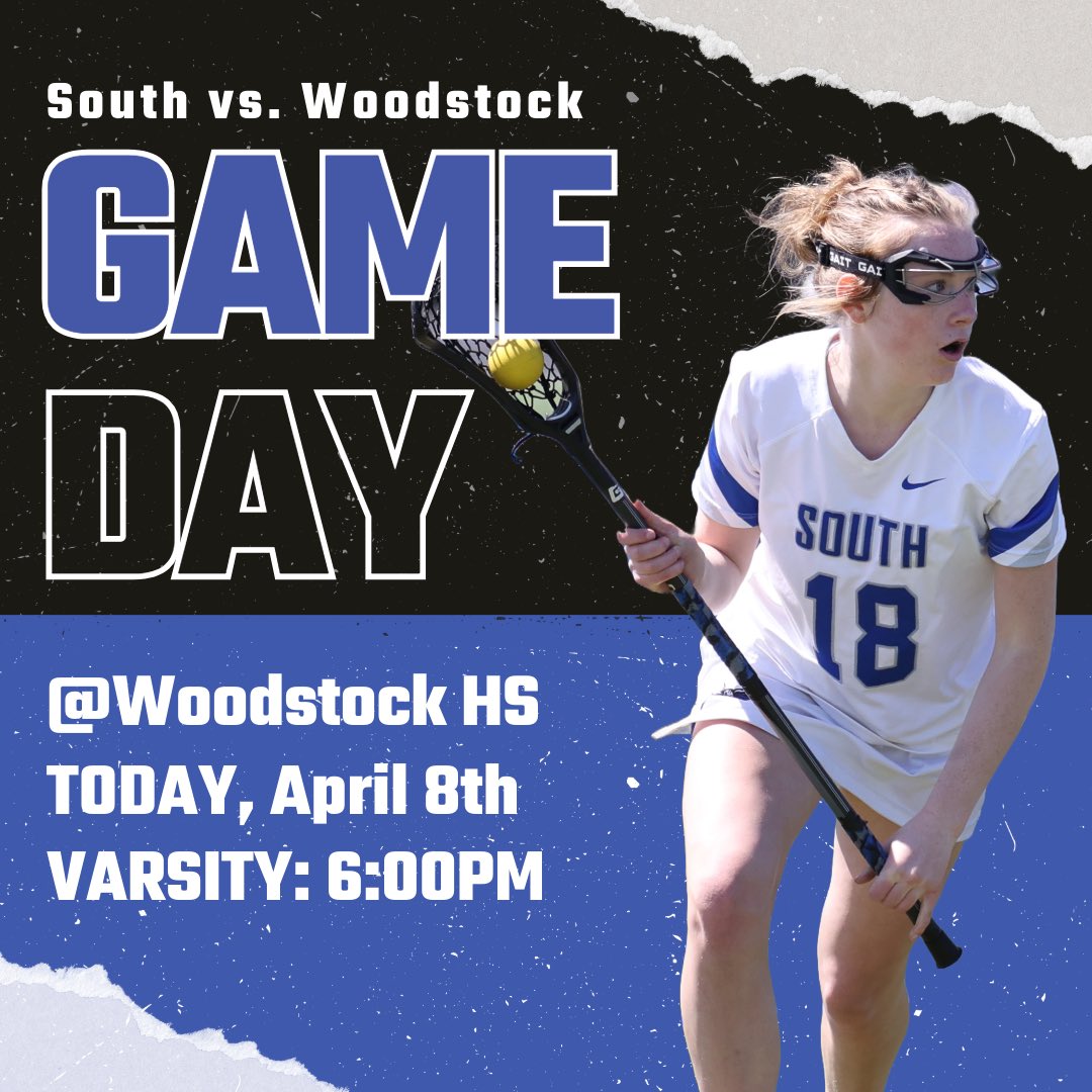 Let’s go War Eagles- we are back to work! Come out to Woodstock tonight at 6pm! Go South! 🥍🦅 💙