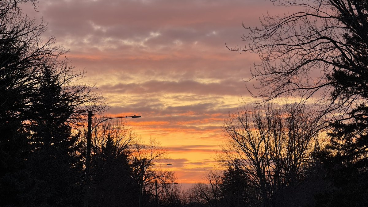 April 8, 2025 sunrise. ☀️