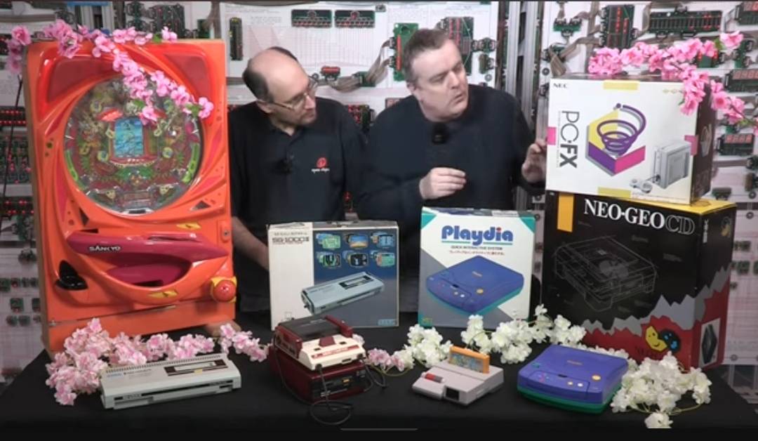 computermuseum's tweet photo. Watch our preview, starring Phil and Adrian,  for our upcoming Made in Japan. A weekend where the museum will be  exhibiting some lovely rare machines 😊 
https://t.co/hPqvjs8r3o
#Japan #Cambridge #RetroGaming #RetroEvents #CambridgeEvents #Nintendo #Sega #Easter #NEC https://t.co/94pIYh5Z66