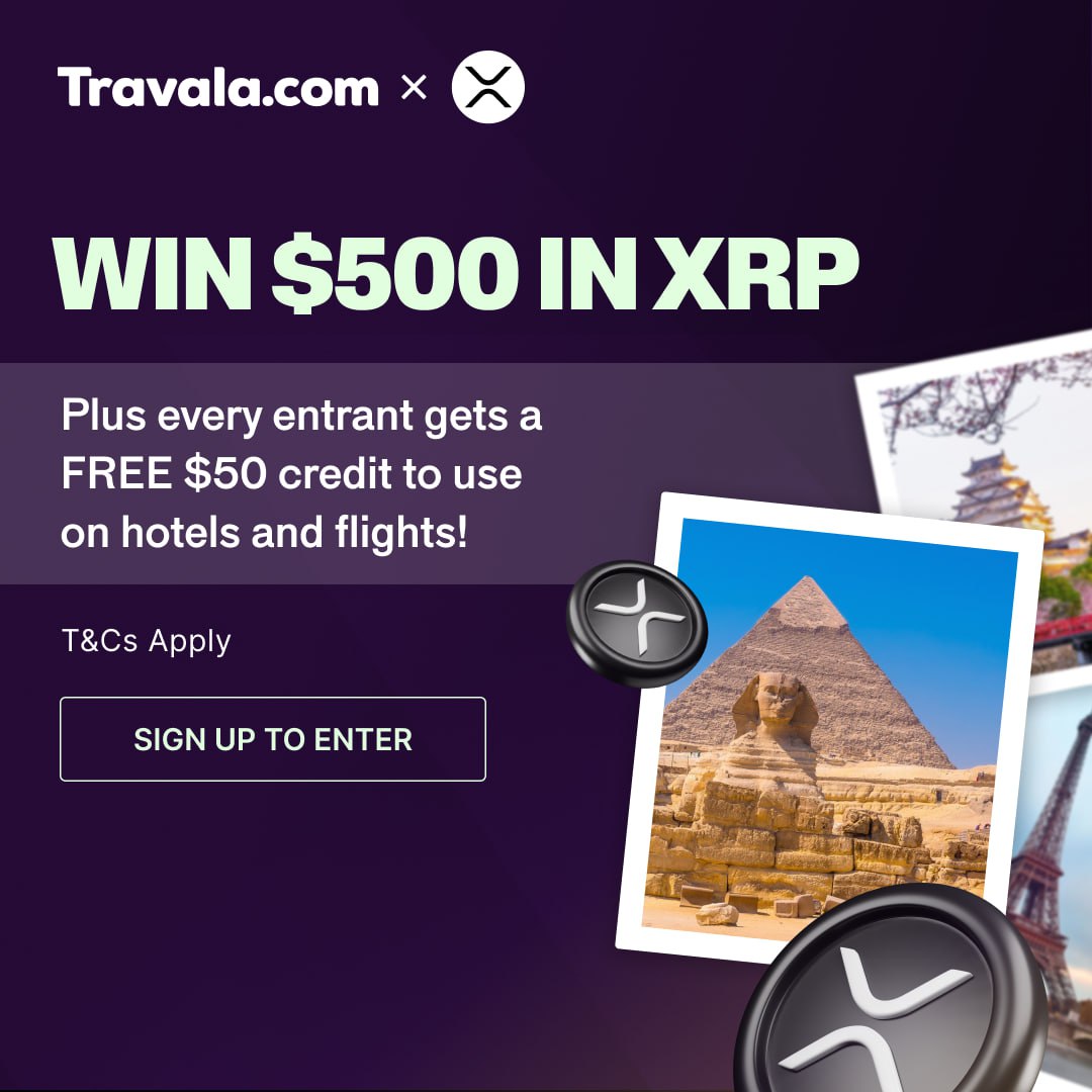📢 WIN $500 in XRP! 🎁 Get a FREE $50 promo credit Book flights & hotels  with crypto ✈️ 👉 Sign up or sign in via this link to enter:  https://t.co/2x7xGG2fxZ