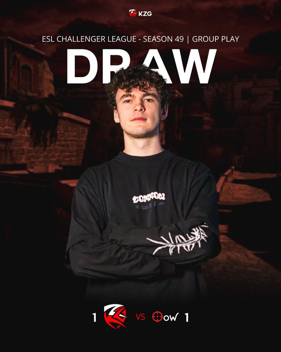 KZG_AU's tweet photo. GGWP, #OnlyOneWord!
That was our final match of the regular season for ESL Challenger League 49, and the lads gave it their all!
We still might be in the running for the playoffs—it all hinges on how tomorrow's games goes among other teams.
Fingers crossed! 🙏 https://t.co/6oWyaiwB19