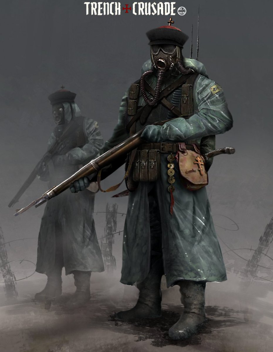 hardluck2129416's tweet image. Fan setting of China in Trench Crusade world by “河鱼” and his friends
North Qing and South Ming——

North Qing developed advanced chemical weapons by combining the knowledge from prophet steles of the Eastern Assyrian Church, dating back to the Tang Dynasty, with Taoist alchemy.…