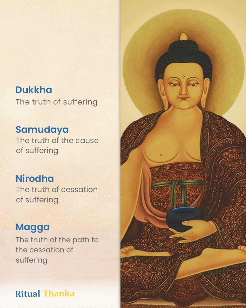 Ritualthanka's tweet photo. ✨ The Four Noble Truths offer deep insights into suffering and the path to true freedom. By embracing them, we transform challenges into growth and peace. 🌸What lessons have guided your journey? Share in the comments! 🙏💫

Code: 10613BRShakyamuniBuddhaT

#ritualthanka https://t.co/DEngNUUNdv