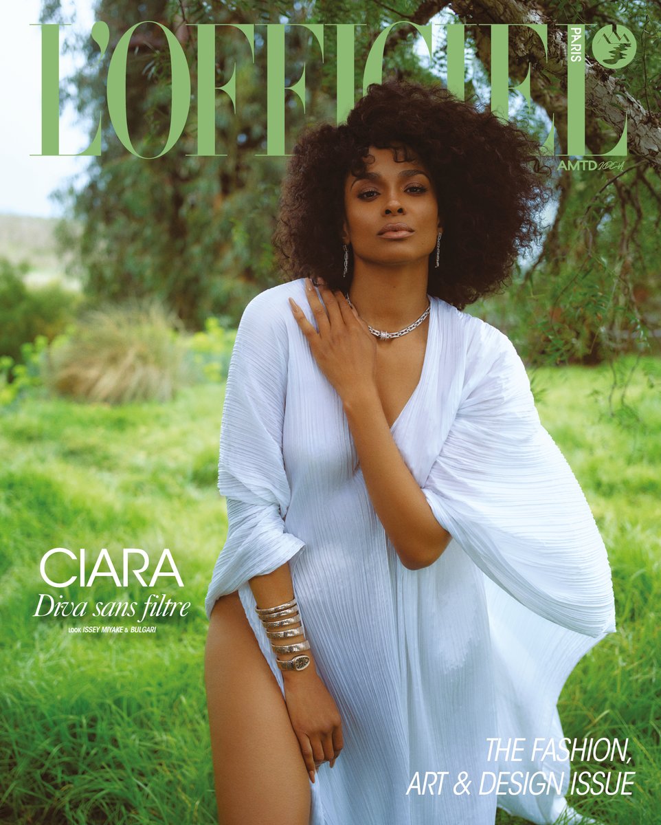 LOFFICIELUSA's tweet photo. Introducing L'OFFICIEL’s latest global cover star, @ciara! 

Head to the link in bio for our candid interview with the star about dominating the music industry on her own terms—in between parent-teacher conferences and running her own record label. https://t.co/iVeXlSom54