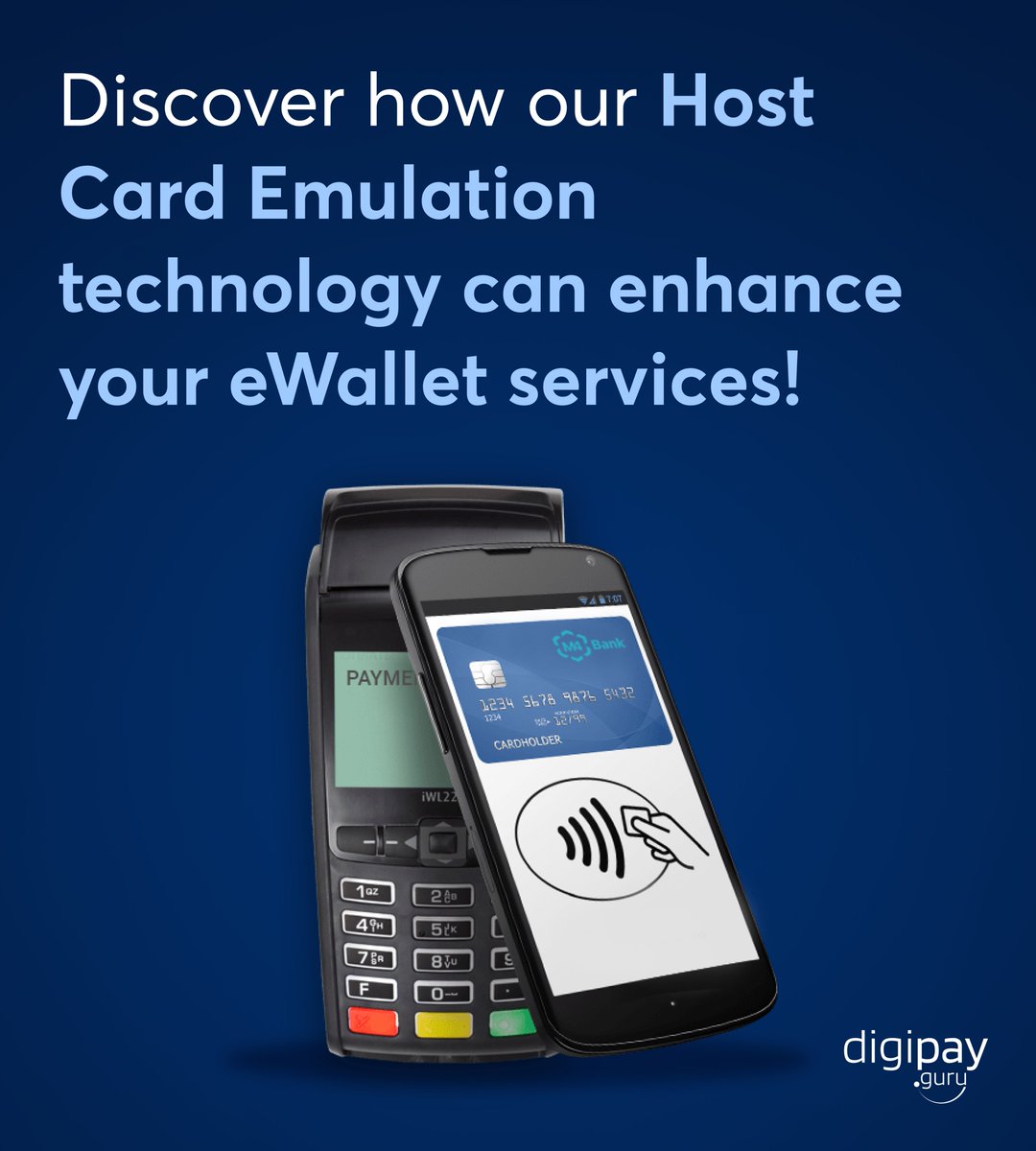 Your users expect fast, secure tap-to-pay features. With Host Card Emulation (HCE), your eWallet delivers just that—no hardware or carrier needed. 

DigiPay.Guru’s HCE is secure, scalable &amp; future-ready. 

Learn more: 
shorturl.at/16jCm