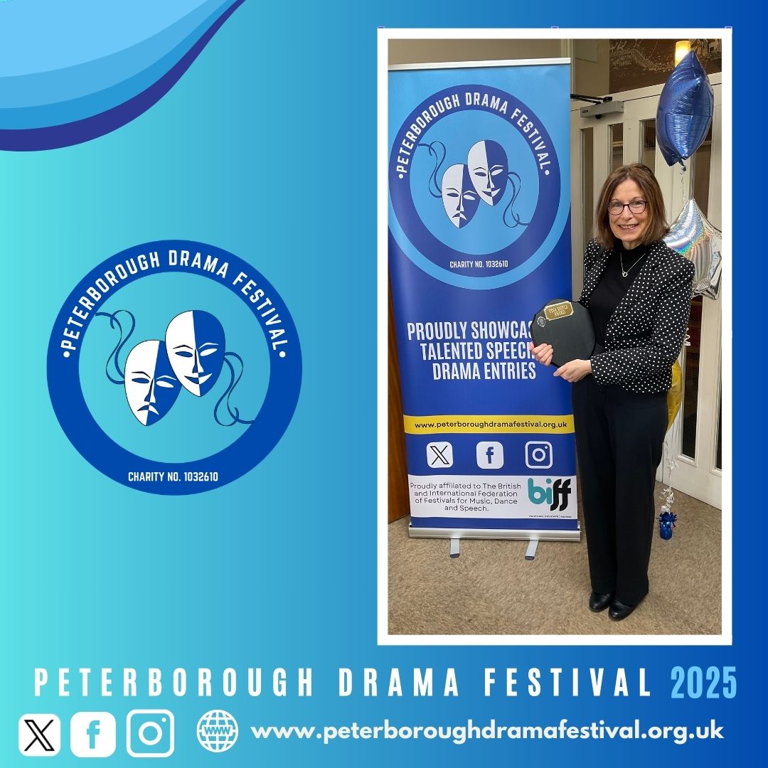 Pbodramafest's tweet photo. 🎭 It has been one month since the showcase of fantastic local talent at The Peterborough Drama Festival.  Well done to all entrants and thank you for making the festival a huge success again this year! 🎭
 
Our gallery of photos can be viewed at https://t.co/JLAJanCjxK https://t.co/1FRNEi1ReD
