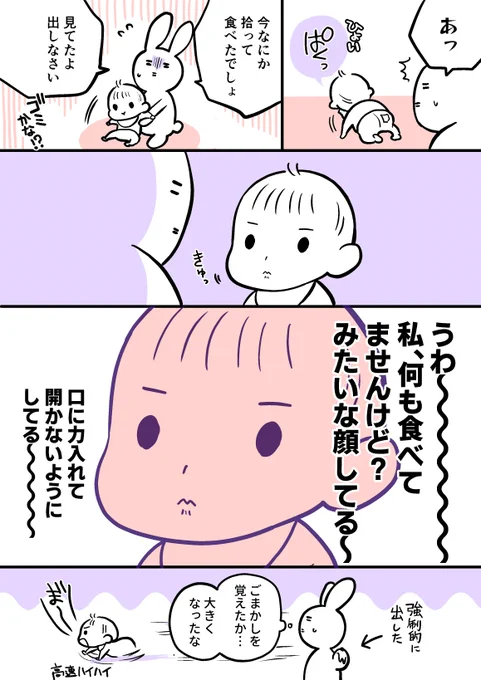 我が子、知恵がついてきたようです。 