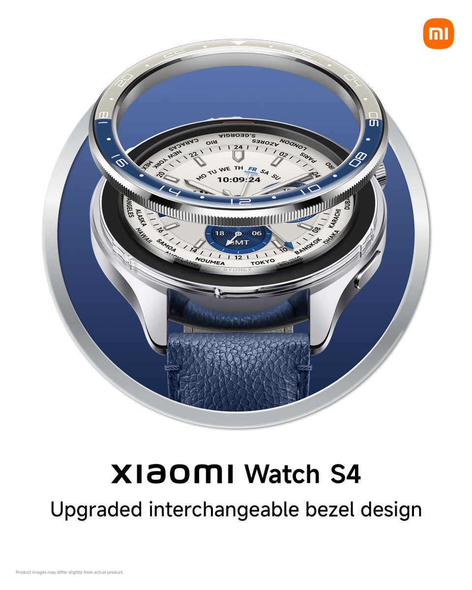 Watch out for a major upgrade in design and style with #XiaomiWatchS4 

Learn more here: bit.ly/4knFkj4
