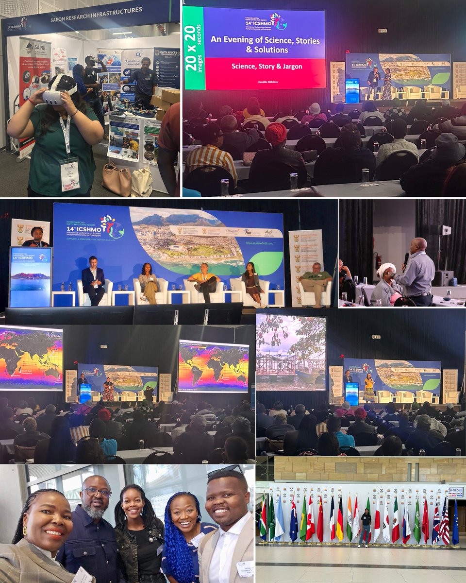 The South African Polar Research Infrastructure (@sapri_dsti) on Twitter photo The 14th <a href="/icshmo2025/">ICSHMO 2025</a> concluded after a powerful week of dialogue, collaboration & achievement-proudly hosted by South Africa 🇿🇦
🌊Held during the <a href="/g20org/">G20 South Africa</a> presidency
🌊Launched #Ocean20SA
🌊Featured public engagement & ECPs networking events <a href="/dstigovza/">DEPARTMENT OF SCIENCE,TECHNOLOGY & INNOVATION</a> <a href="/NRF_News/">National Research Foundation of South Africa</a> <a href="/Saeonews/">SAEON</a> The 14th <a href="/icshmo2025/">ICSHMO 2025</a> concluded after a powerful week of dialogue, collaboration & achievement-proudly hosted by South Africa 🇿🇦
🌊Held during the <a href="/g20org/">G20 South Africa</a> presidency
🌊Launched #Ocean20SA
🌊Featured public engagement & ECPs networking events <a href="/dstigovza/">DEPARTMENT OF SCIENCE,TECHNOLOGY & INNOVATION</a> <a href="/NRF_News/">National Research Foundation of South Africa</a> <a href="/Saeonews/">SAEON</a>