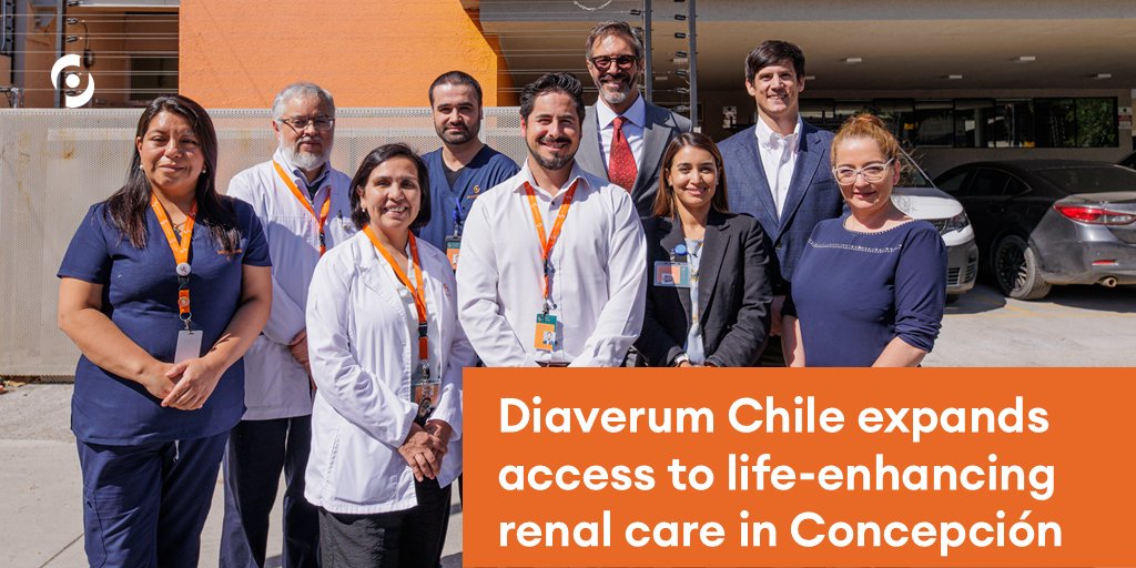 We are thrilled to announce the relocation of our clinic in Concepción, Chile, to a new state-of-the art facility, in an area with a growing number of CKD patients requiring dialysis.

Read more: bit.ly/3RCVZBI

#Diaverum #LifeEnhancingRenalCare #M42