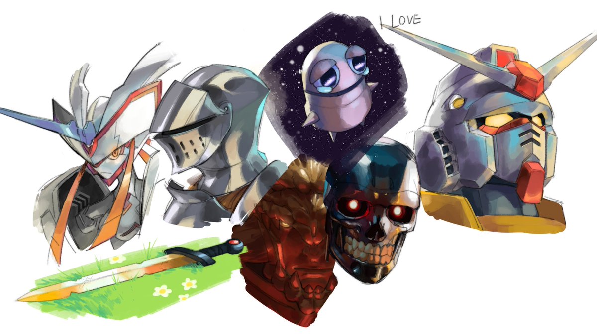 練習畫"金屬著色"