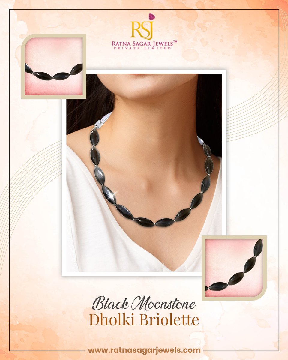 manojmaskara's tweet photo. Black Moonstone Dholki Briolettes ✨

A perfect blend of elegance and uniqueness for your jewelry designs.

📦 Wholesale Available |
.
Order Now - https://t.co/idikGhN1nc
.
.
#RatnaSagarJewels #GemstoneBeads #GemstoneLove #JewelryDesigns #BlackMoonstone #ElegantJewelry https://t.co/xDZ7CIXoEm