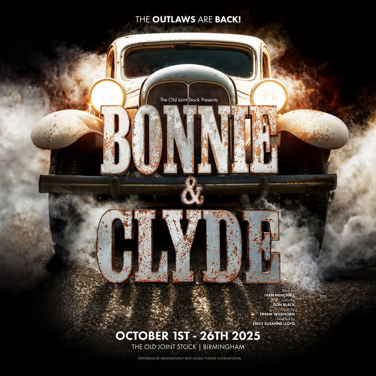 NEWS: ⭐ BONNIE &amp; CLYDE – THE MUSICAL REVIVAL ANNOUNCED FOR THE OLD JOINT STOCK – OCTOBER 2025 ⭐

Read more - theatrefan.co.uk/bonnie-clyde-t…