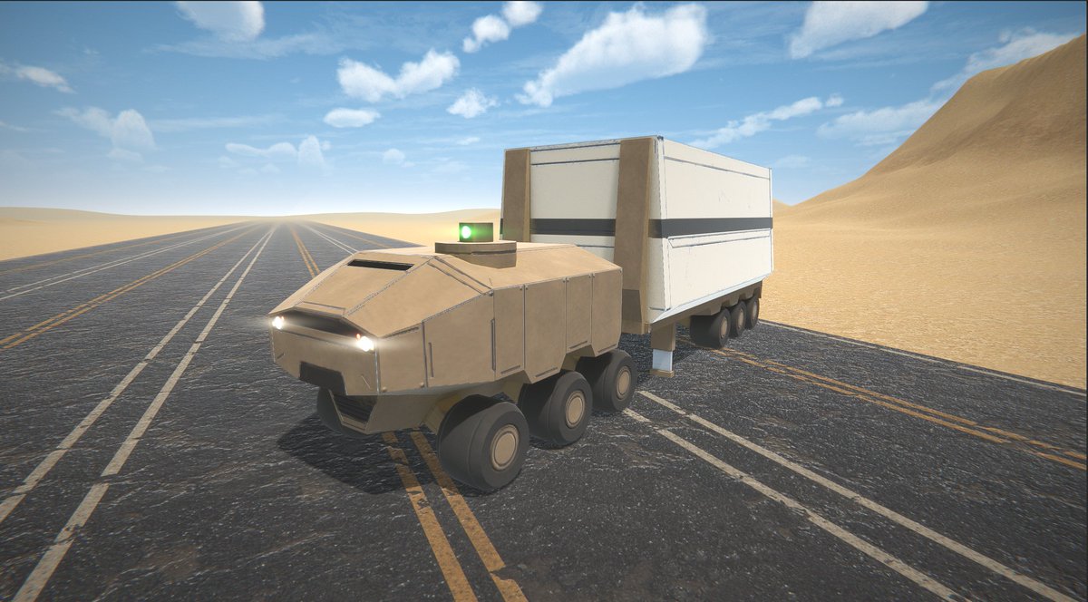 TechnocratsRock's tweet image. #ProjectGAEA #unity3d #gamedevs
足したり汚したり光らせたりしてトレーラー完成
自作ゲーム世界の一般的な輸送手段として頑張ってもらう