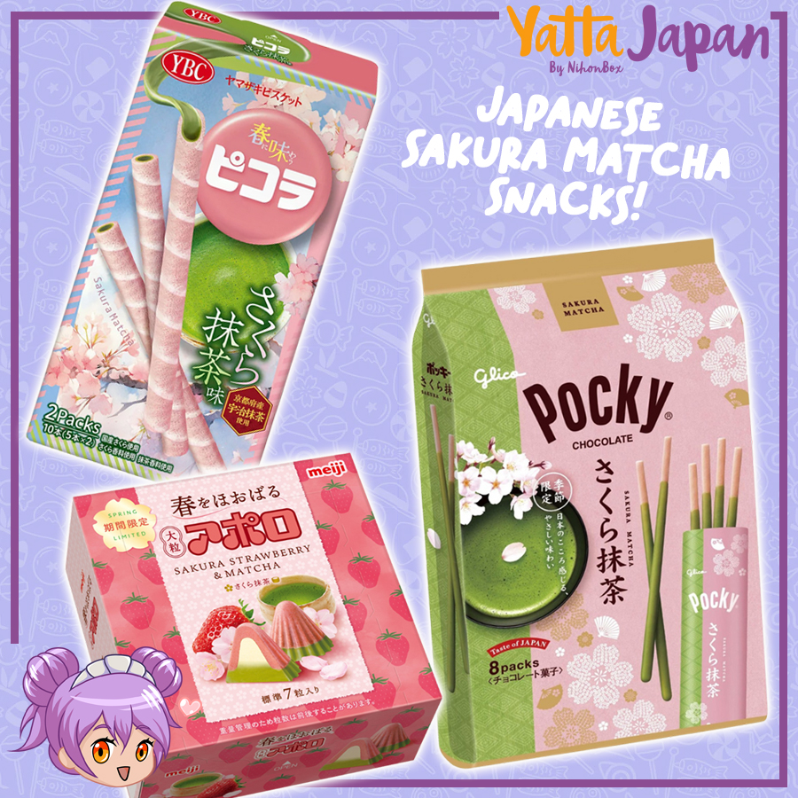 YattaJapan's tweet image. Sakura Matcha cravings? We’ve got you!🍓
🍵 New snacks just landed on YattaJapan: Pocky, Apollo &amp;amp; Picola are here and KitKats are coming soon! Limited-edition treats you don&apos;t wanna miss! They are are: yattajapan.com/en
#MatchaLovers #JapaneseSnacks #SakuraVibes #YattaJapan