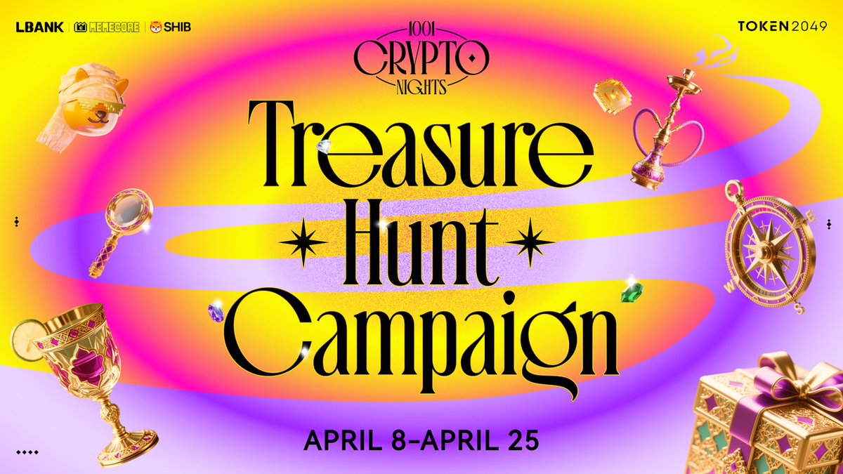 LBank_Exchange's tweet image. 🔥 1001 Crypto Nights Treasure Hunt Begins! 🔥

To celebrate the most electrifying beach music festival at TOKEN2049 Dubai, we’re teaming up with top Meme projects &amp;amp; industry leaders to bring you an epic Treasure Hunt! 🎯💰

Join now: zealy.io/cw/1001crypton…

Earn Points, Climb