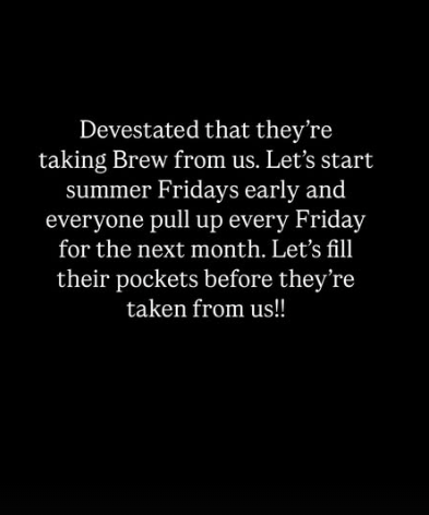 kieshdotwork's tweet image. BEDSTUY: pull up on Brew every Friday before they close. Let's fill their pockets as a thank you for the last 12 years. We're losing a BedStuy staple.