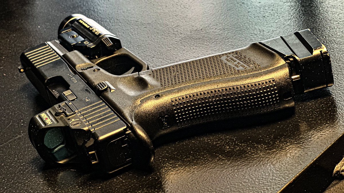 Reliable workhorse.
Glock model 45 9mm.
<a href="/GLOCKInc/">GLOCK, Inc.</a> <a href="/GlockMagazine/">Glock Magazine</a>