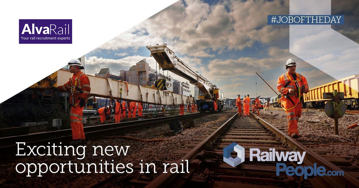 Alva Recruitment have various rail career opportunities available. These roles are based in York, North Yorkshire with excellent salaries and benefits.

FOR MORE INFORMATION AND TO APPLY:
railwaypeople.com/Rail-Jobs/Jobs…

#rail #railjobs #recruitment #careers #railindustry #railtransport