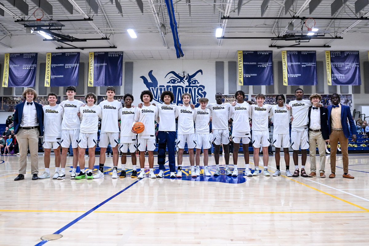VillainsMBB's tweet photo. Closed out 2024-25 this weekend. 

The Class of 2025 leaves a legacy of winning over 3 varsity seasons…
- 51-0 conf record
- 3 conf titles
- 3 conf tourney titles
- 10 playoff wins
- 3 sectional titles
- Final 4, 2 Elite 8s
- 79-13 (86% win) 

On to 2025-2026!

#AlwaysBishop https://t.co/lnftxUcNeb