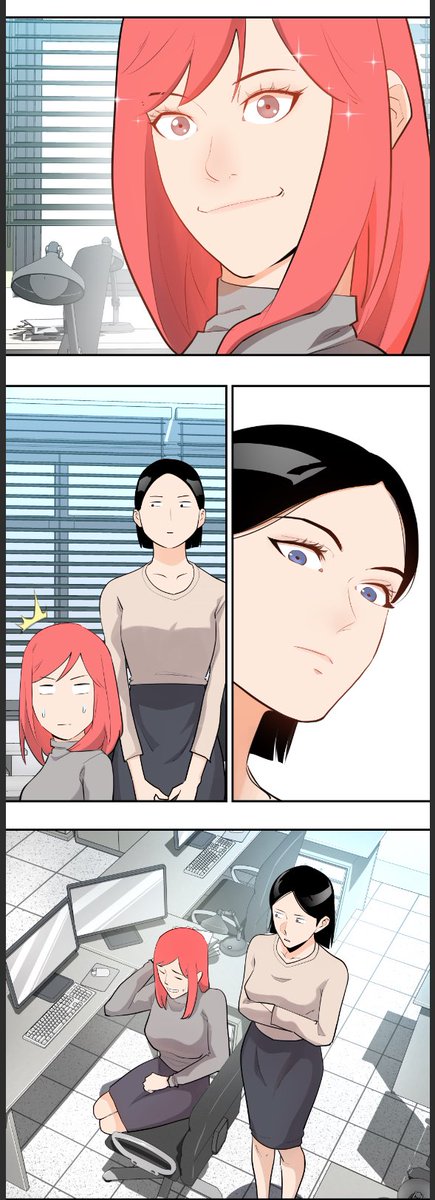 Some panels of my webtoon that were just uploaded for #webtooncontest2025