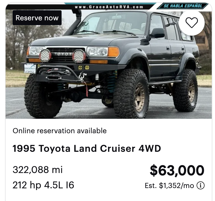 SpeedSportLife's tweet image. Have we thought about a Land Cruiser backed dollar?