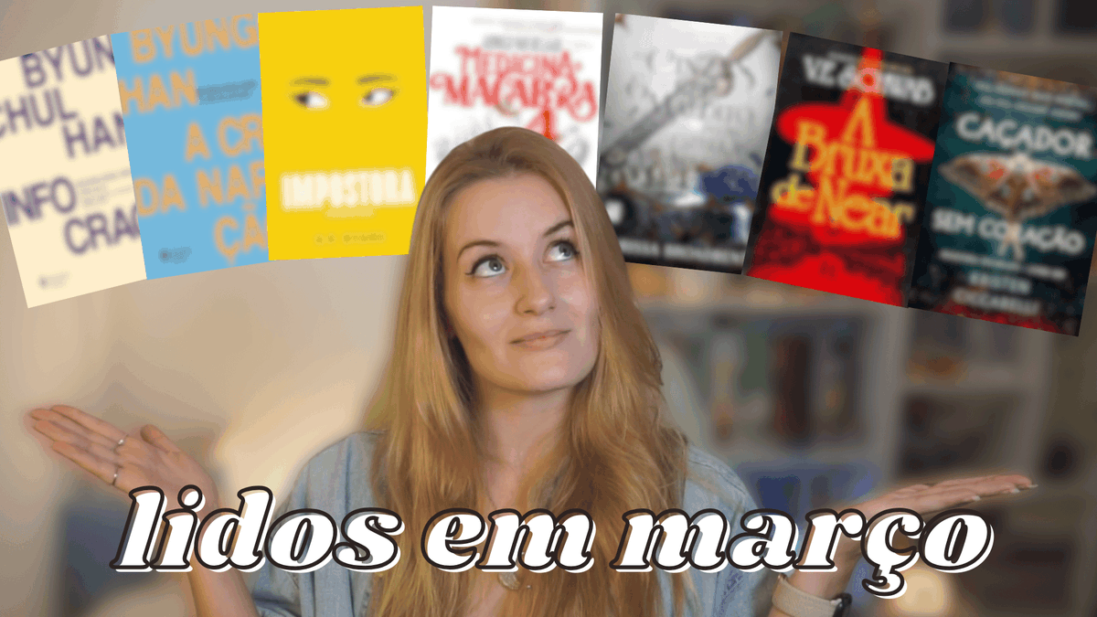 lauraresende's tweet photo. De livros que explodiram minha cabeça a farofinhas literárias, livros de bruxas até livros sobre medicina, março teve de tudo por aqui. Vem conferir quais livros me acompanharam ao longo do mês de março 🧙‍♀️📚🤯 https://t.co/OB63z5soMJ https://t.co/4YFDXXeAuT