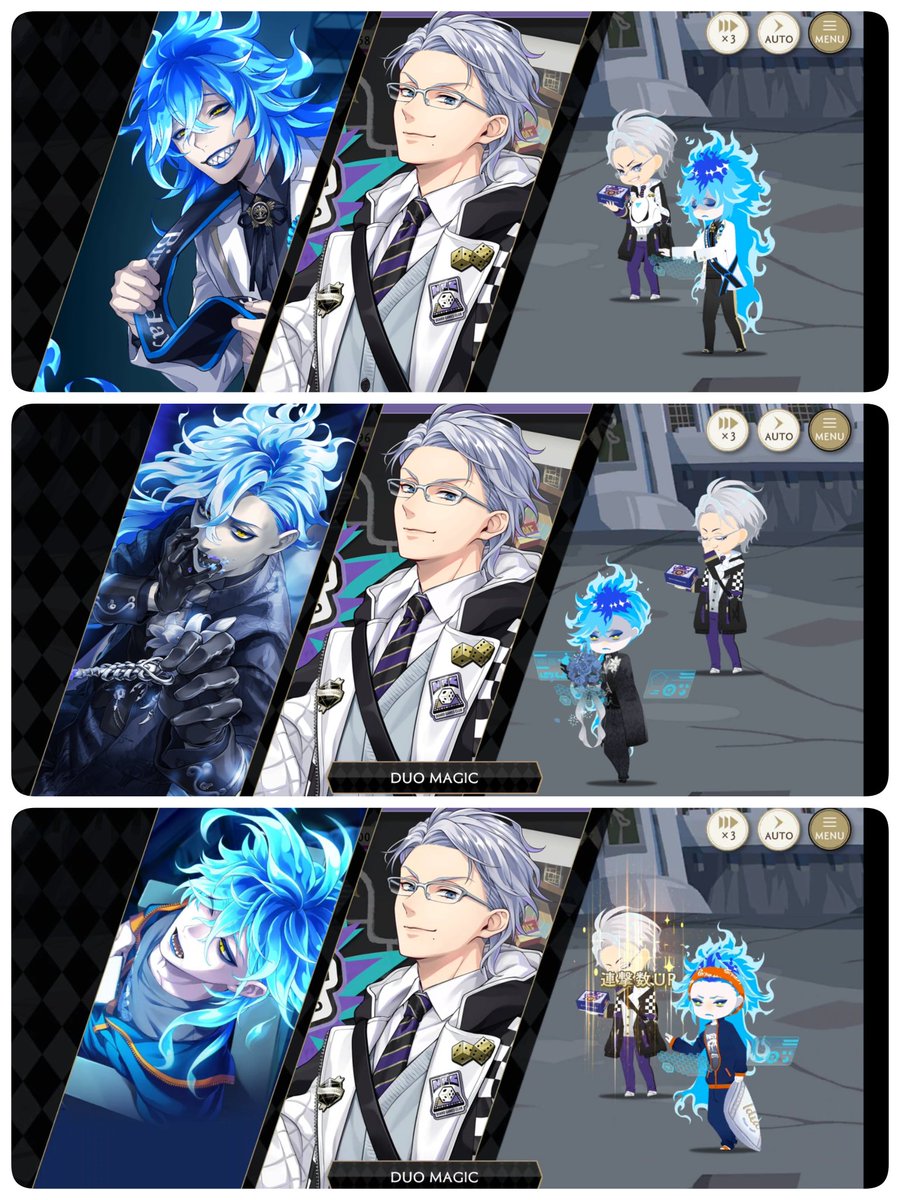 いろんな並びが見たくていろんな💀と組ませて遊んでる たのし…🥰 