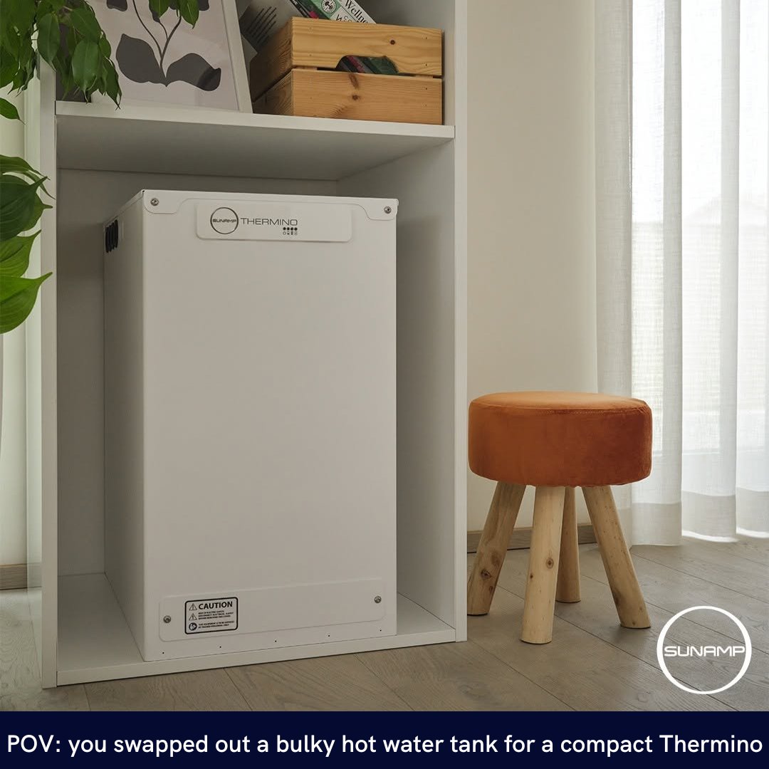 SunampLtd's tweet photo. Easy fit. Lower heat losses. Quiet operation. No G3 certification needed to install.
#Installers in the UK, get in touch with us: https://t.co/up2Irl5mfL
#heatbattery #hotwater #installers #heating #phasechangematerial #sunamp #thermino #heatpumps #plumbers #energyefficiency https://t.co/97MVabJZ9S