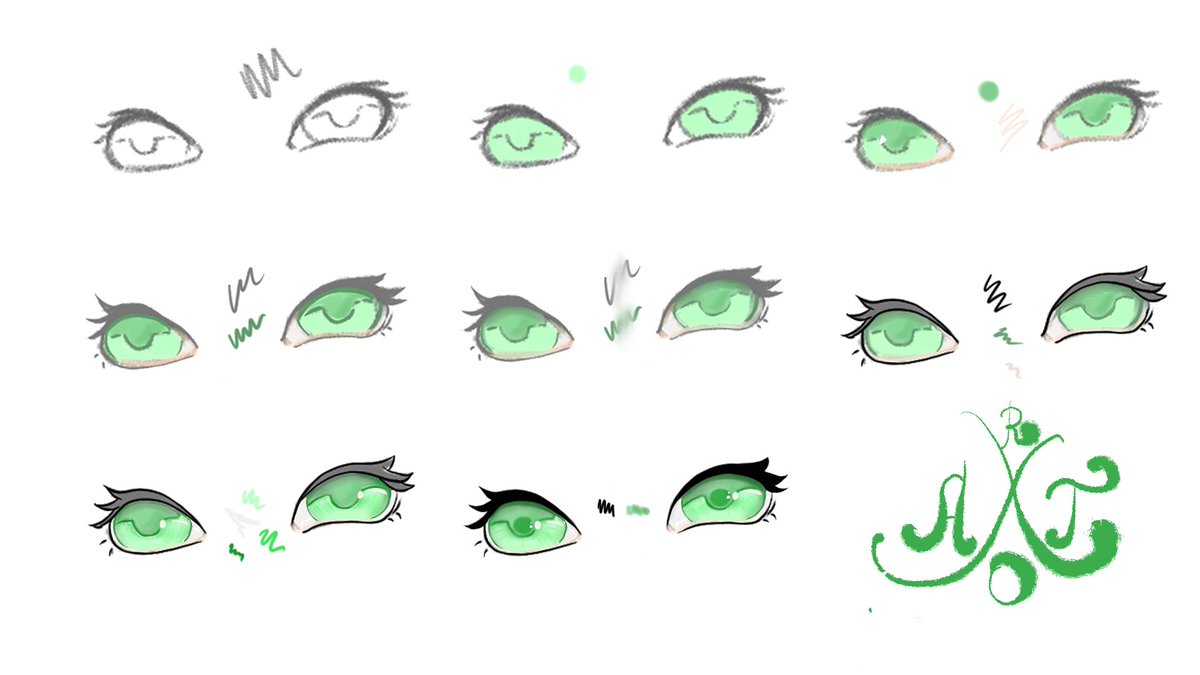 Eyes drawing tutorial