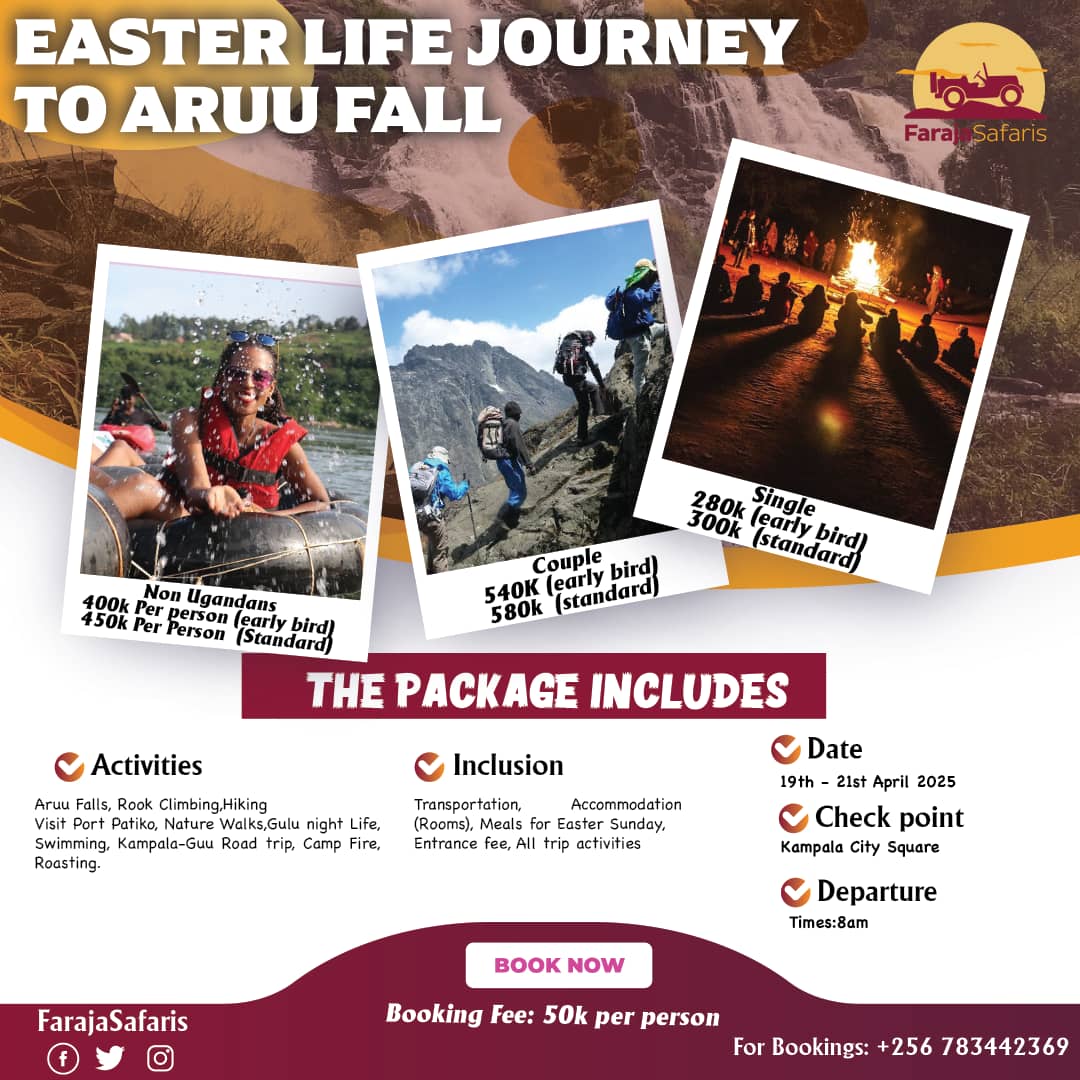hillary_akwech's tweet photo. Colleagues, Magical discount as the dates draw near. Just inbox me and see the magic now!!
#ExploreUganda
#VisitUganda
#EasterTheme https://t.co/XyOzuHyHBx
