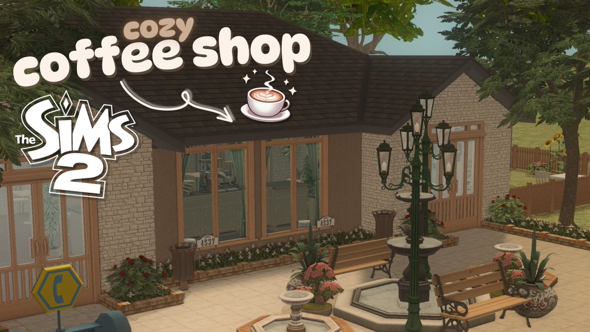 aneleyasims's tweet image. cozy coffee shop ☕ the sims 2 relaxing speed build
video youtu.be/ZtbWBURl_Lg

+ download link! #thesims2legacycollection